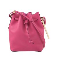 Sophie Hulme索菲·休姆 NELSON金属挂饰抽绳牛皮小号女士斜挎包 BG169LE