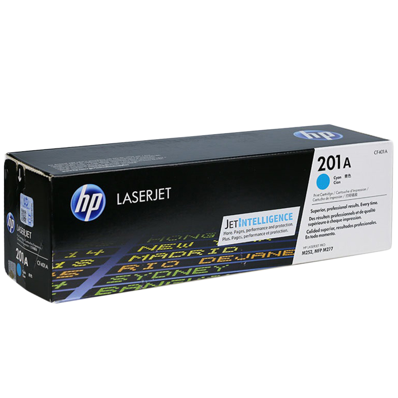 惠普（HP）CF401A 201A 彩色青色硒鼓 (硒鼓/粉盒) 适用打印机MFP M277 M274n m252高清大图