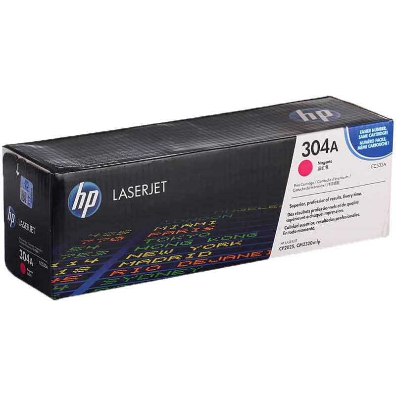 惠普（HP）CC533A 304A 彩色 红色硒鼓(硒鼓/粉盒) 适用打印机cp2025 cm2320高清大图