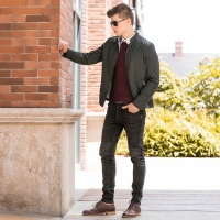 传奇保罗(CHUANQIBAOLUO)男士秋冬新款夹克 217605