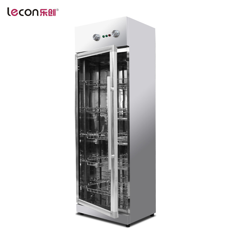 乐创(lecon)B4 商用消毒柜400升 家用 消毒碗柜 碗筷餐具 单门 不锈钢玻璃门