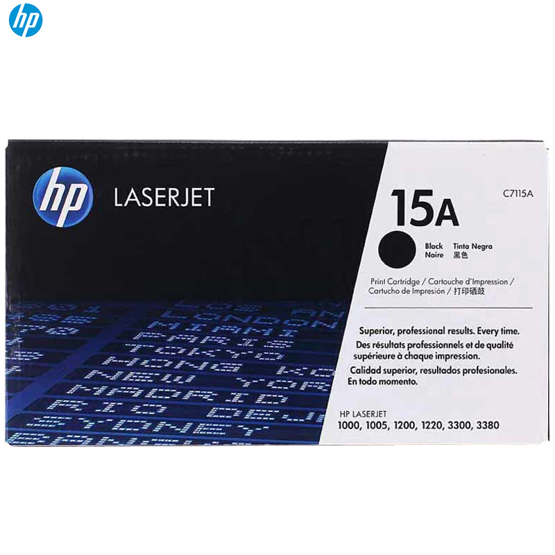 惠普（HP）C7115A 15A黑色硒鼓（硒鼓/粉盒）适打印机1000 1005 1200 3300 3330 3380高清大图