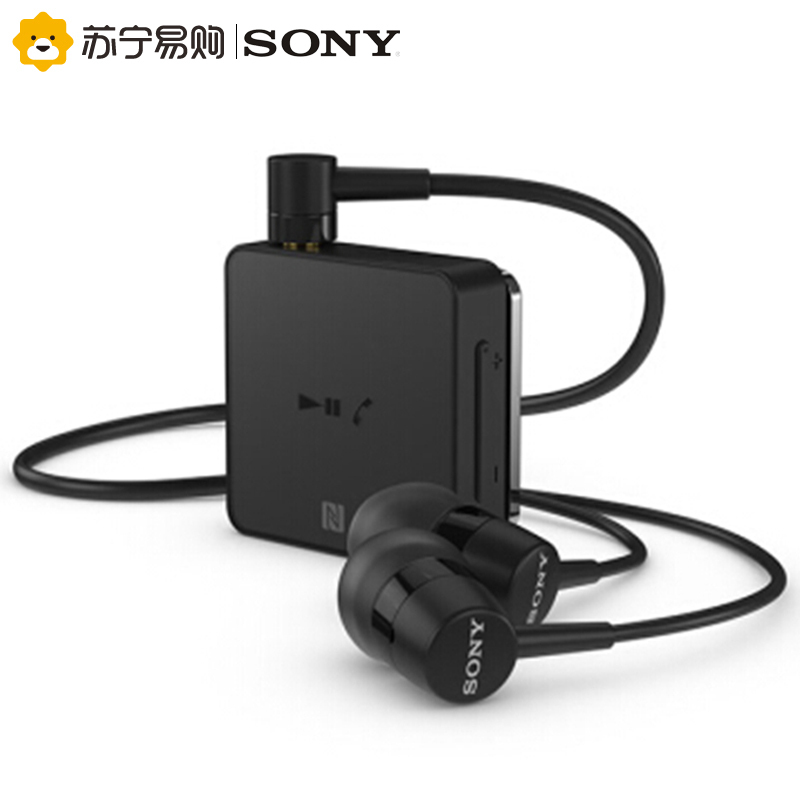 索尼(SONY) SBH24 (黑色)立体声蓝牙耳机立体声 领夹式蓝牙耳机 手机通话蓝牙