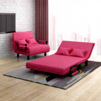 欧莱特曼(OULAITEMAN) 玫红色 140x190cm 沙发床 SF801N-140(个)