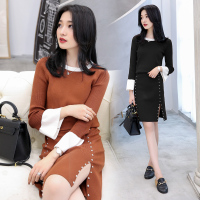 YEESUER套装套裙2017年秋季时尚韩版大气气质纯色大方显瘦修身