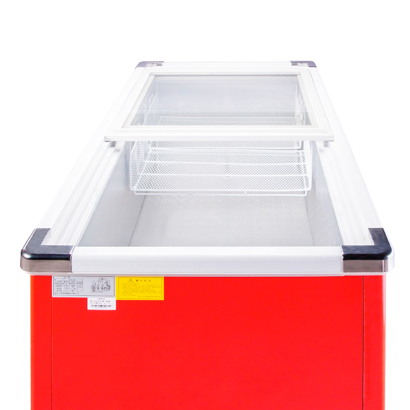 五洲伯乐(WUZHOUBOLE)SR/SF1800 1.8米岛柜 商用冷藏冷冻展示柜 卧式冷柜海鲜柜 超市速冻肉食冰柜