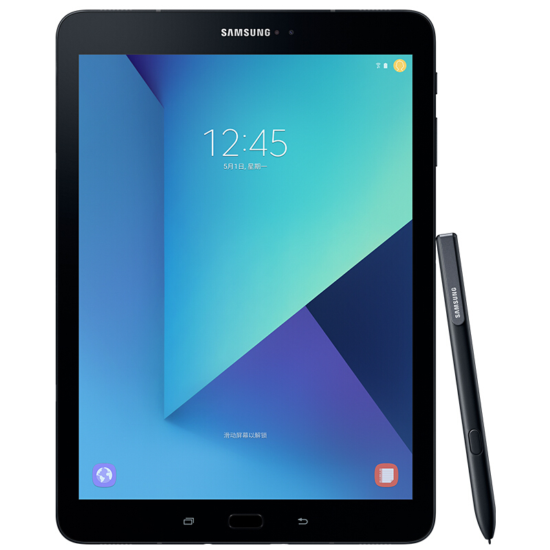 三星(SAMSUNG)Galaxy Tab S3 SM-T820 黑色高清大图