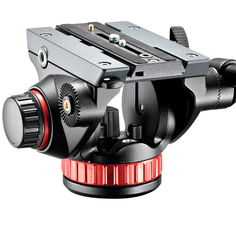 曼富图(MANFROTTO) MVH502AH 液压观鸟摄像云台-3/8“螺口平底