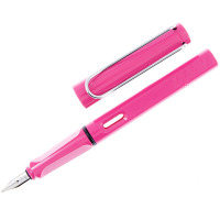凌美(LAMY) Safari狩猎者系列钢笔墨水笔商务办公用笔粉红色 EF尖