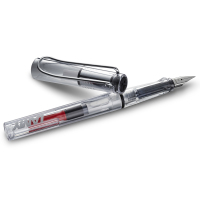凌美(LAMY)Safari狩猎者钢笔墨水商务套装自信透明色F尖