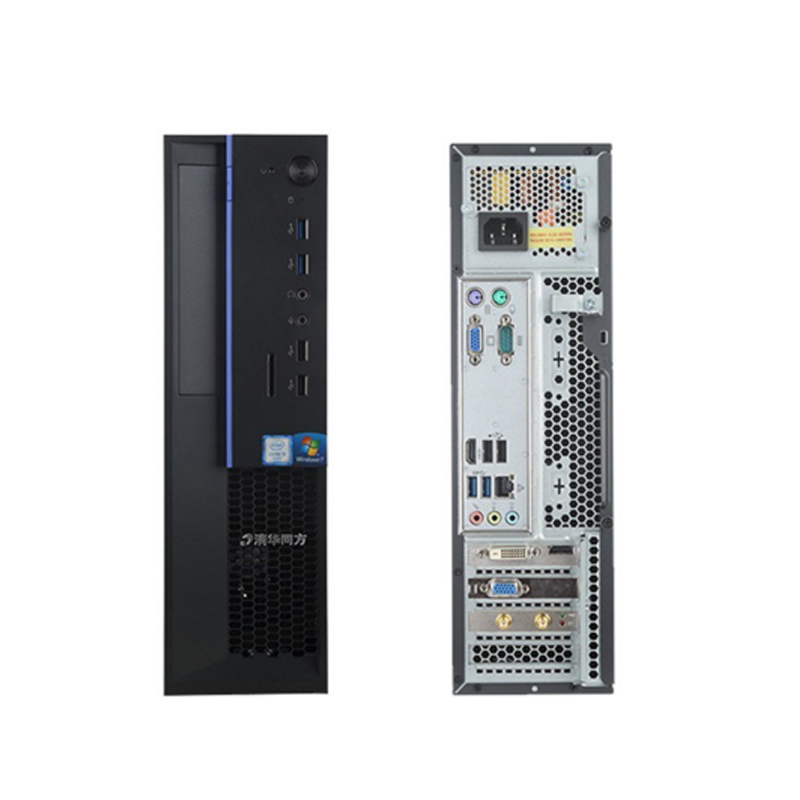 清华同方(THTF)超越E500商用台式电脑主机i5-6500/4G/1T/DVDRW/win7