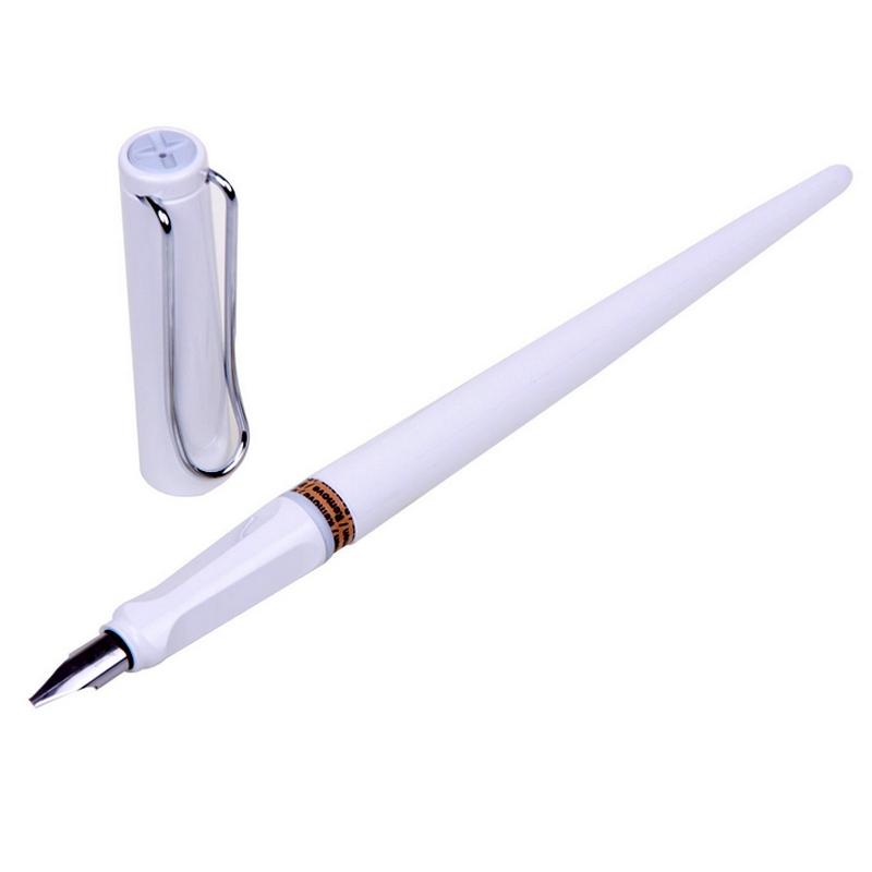 凌美(LAMY) joy喜悦系列钢笔 墨水笔艺术笔尖礼盒套装白色
