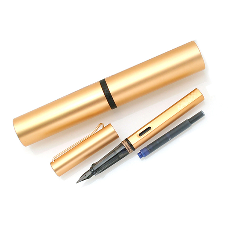 凌美(LAMY)LX系列土豪金钢笔墨水笔EF尖
