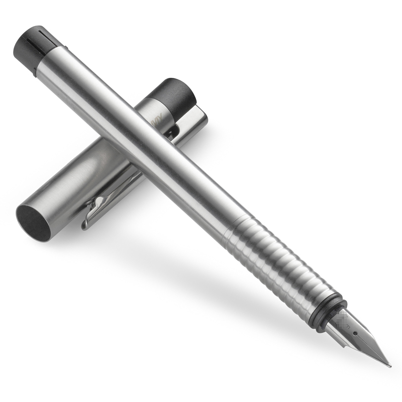 凌美(LAMY) 凌美钢笔Logo连环05不锈钢 钢笔/墨水笔商务办公用笔EF尖