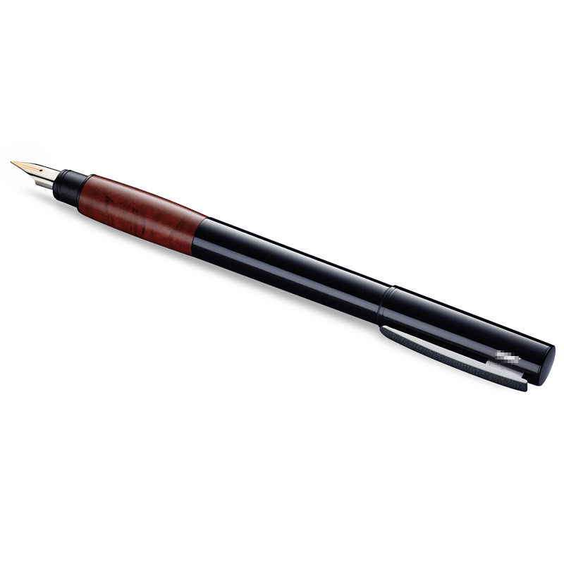 凌美(LAMY)钢笔墨水笔优雅系列石楠根木手握14K金笔F尖
