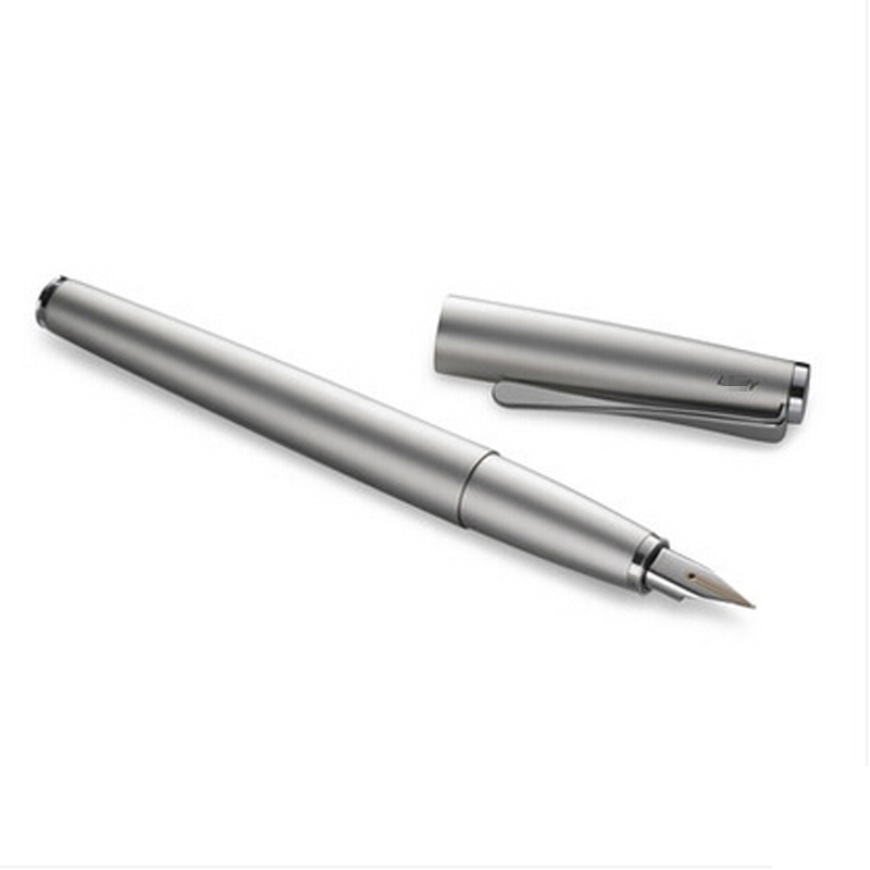 凌美(LAMY)演艺系列钢笔墨水笔钯金属14K金笔F尖