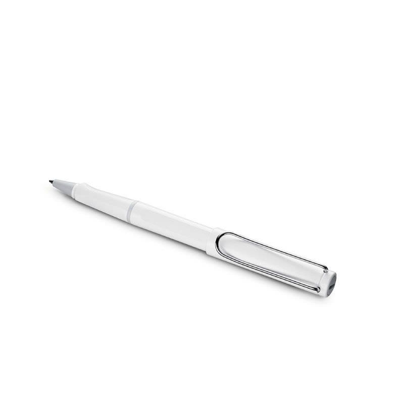 凌美(LAMY)狩猎者白色宝珠笔签字笔蓝色笔芯图片