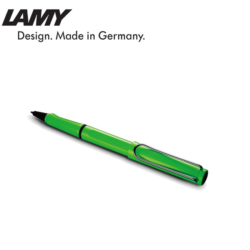 凌美(LAMY)狩猎者苹果绿宝珠笔签字笔黑色笔芯