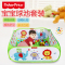 费雪Fisher-Price 宝宝球池套装(婴幼儿童海洋球游戏围栏 内含100个玩具球)绿色F0317-2