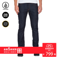 Volcom男士新款修身牛仔裤源自美国的牛仔工艺VortaDenim系列
