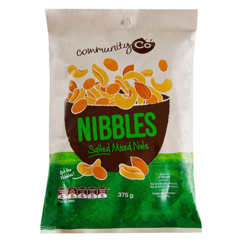 【临期产品，效期至9月】Community Co 康妙可 盐焗混合果仁 375g 袋装 混合坚果 澳大利亚进口零食
