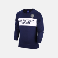 NBA 2017秋冬新款 马刺队 时尚潮流保暖运动圆领卫衣套头衫 男款