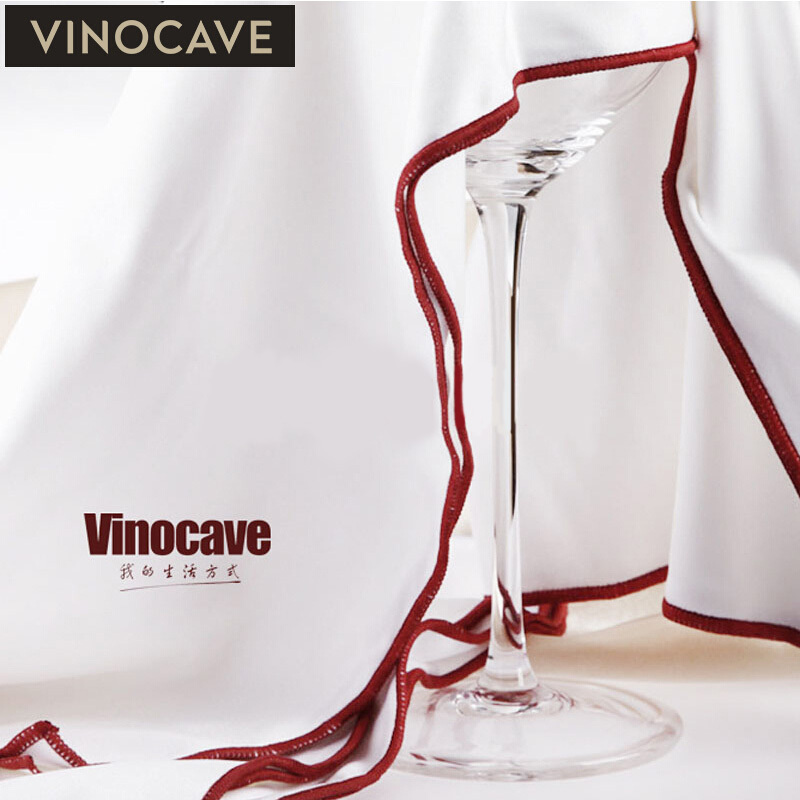 Vinocave酒杯布 酒杯清洁布细腻不掉毛 水晶杯清洁保养布 酒杯清洁布 杯布