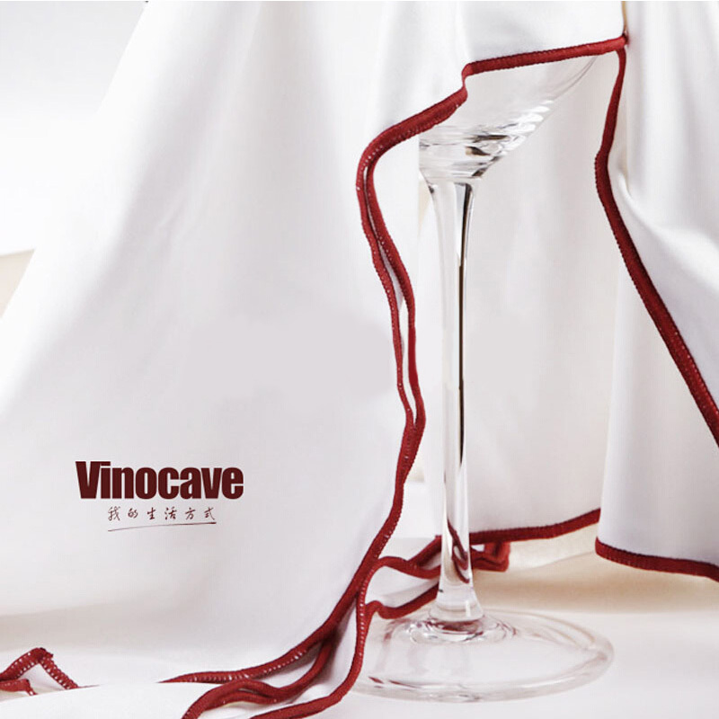 Vinocave酒杯布 酒杯清洁布细腻不掉毛 水晶杯清洁保养布 酒杯清洁布 杯布