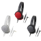 铁三角(audio-technica)ATH-AR1iS(白色)便携型耳罩式智能手机耳麦 线控有线耳机