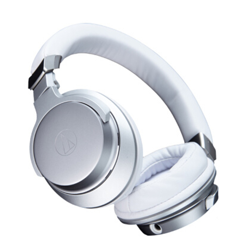 铁三角(audio-technica)ATH-AR5iS(金属银色)便携型耳罩式智能手机专用耳麦 有线耳机高清大图