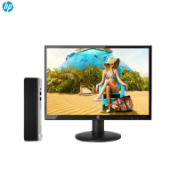 惠普（HP）400G4 SFF 台式电脑整机 23.8英寸显示器(I3-7100 4G 500G 黑色)