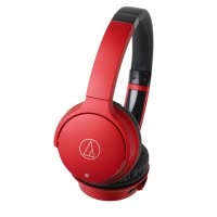 铁三角(audio-technica)ATH-AR3BT(红色)头戴式无线蓝牙耳罩式耳机 NFC功能