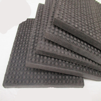 双面带颗粒工业优质橡胶减震块 耐油\防滑\减震垫橡胶缓冲绝缘垫