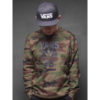 范斯VANSAPTEAMERCREW男子迷彩针织套头衫卫衣 VN0A33USLXG1