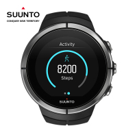 SUUNTO颂拓斯巴达系列极限精钢彩屏触控户外运动腕表黑色