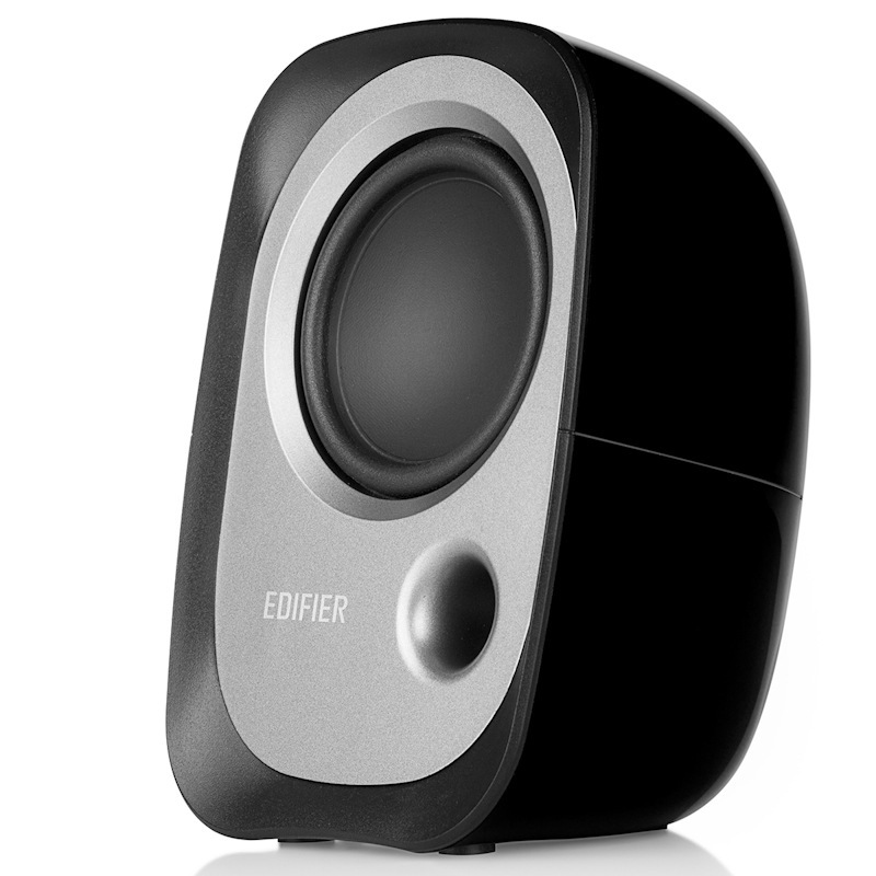 漫步者(EDIFIER)R12U 外观时尚、音质纯正的入门级微型2.0桌面音响 电脑音箱 黑色