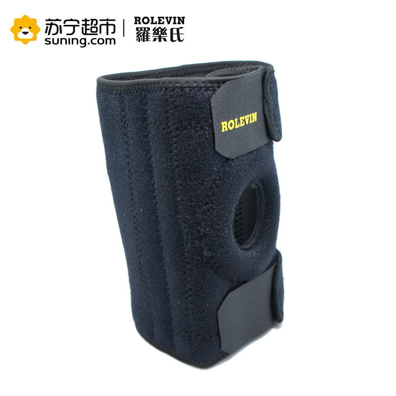 罗乐氏(ROLEVIN)膝关节固定器 弹簧支撑型束膝带 运动防护护具 成人护膝透气防滑肌肉拉伤康复训练器材器械7510