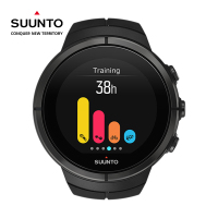 SUUNTO颂拓斯巴达系列极限彩屏触控户外运动腕表全黑钛