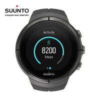SUUNTO颂拓斯巴达系列极限彩屏触控户外运动腕表灰色钛