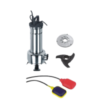 乐采优品_人民_污水泵_WQK25-10-2.2KW_25 10 2.2kw 叶轮开式 带切割
