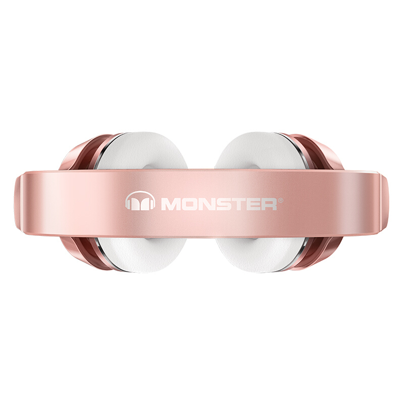魔声(Monster)Clarity Wireless 灵晰 头戴式无线蓝牙耳机 手机通用带耳麦 时尚出街音乐耳机玫瑰金