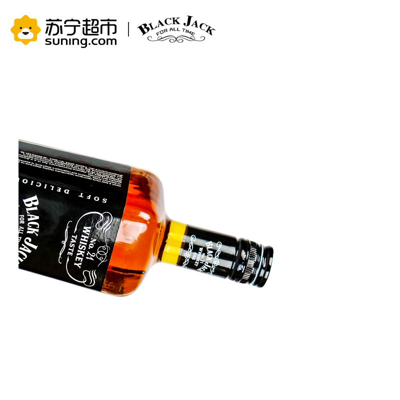 乌克兰原瓶进口洋酒 40度黑杰克威士忌700ml