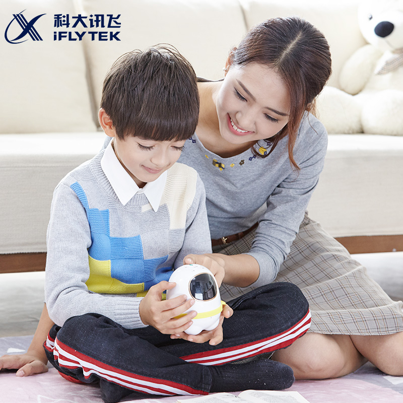 [新品升级款]科大讯飞(iFLYTEK)阿尔法蛋 超能蛋 儿童启赋机器人 童声唤醒 海量教育资源 国学教育 趣味互动高清大图