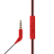 JBL T120A 轻盈入耳式耳机 耳麦 苹果 安卓通用有线耳机 游戏耳机 手机耳机红色
