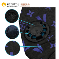 伊藤良品儿童口罩防尘防雾霾PM2.5男女潮可水洗带呼吸阀 经典V蓝