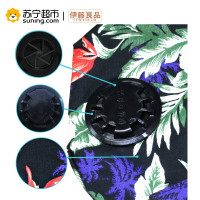 伊藤良品抗菌防雾霾口罩带呼吸阀防尘PM2.5男女潮可水洗透气防病菌无异味纯棉 地中海风情