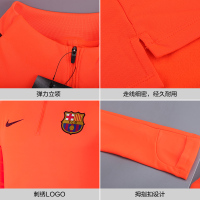 Nike耐克足球服男长袖巴萨球衣FC Barcelona Squad运动服男854192-813
