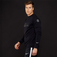 耐克巴黎圣日耳曼17-18秋季男足球套头衫训练休闲卫衣886762-015