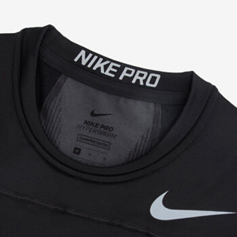 NIKE耐克ProHyperwarm男子运动训练紧身衣长袖T恤838023-010图片