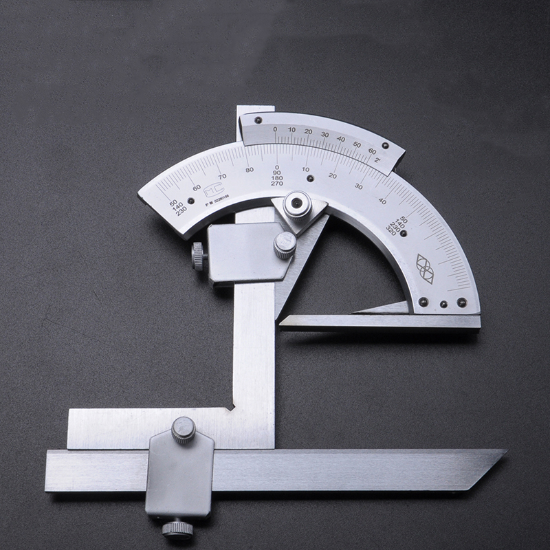 游标万能角度尺0320上海申菱量角器角度尺游标万能角度尺测0320